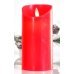 Χριστουγεννιάτικο Διακοσμητικό Κερί Κόκκινο, με LED (15cm)